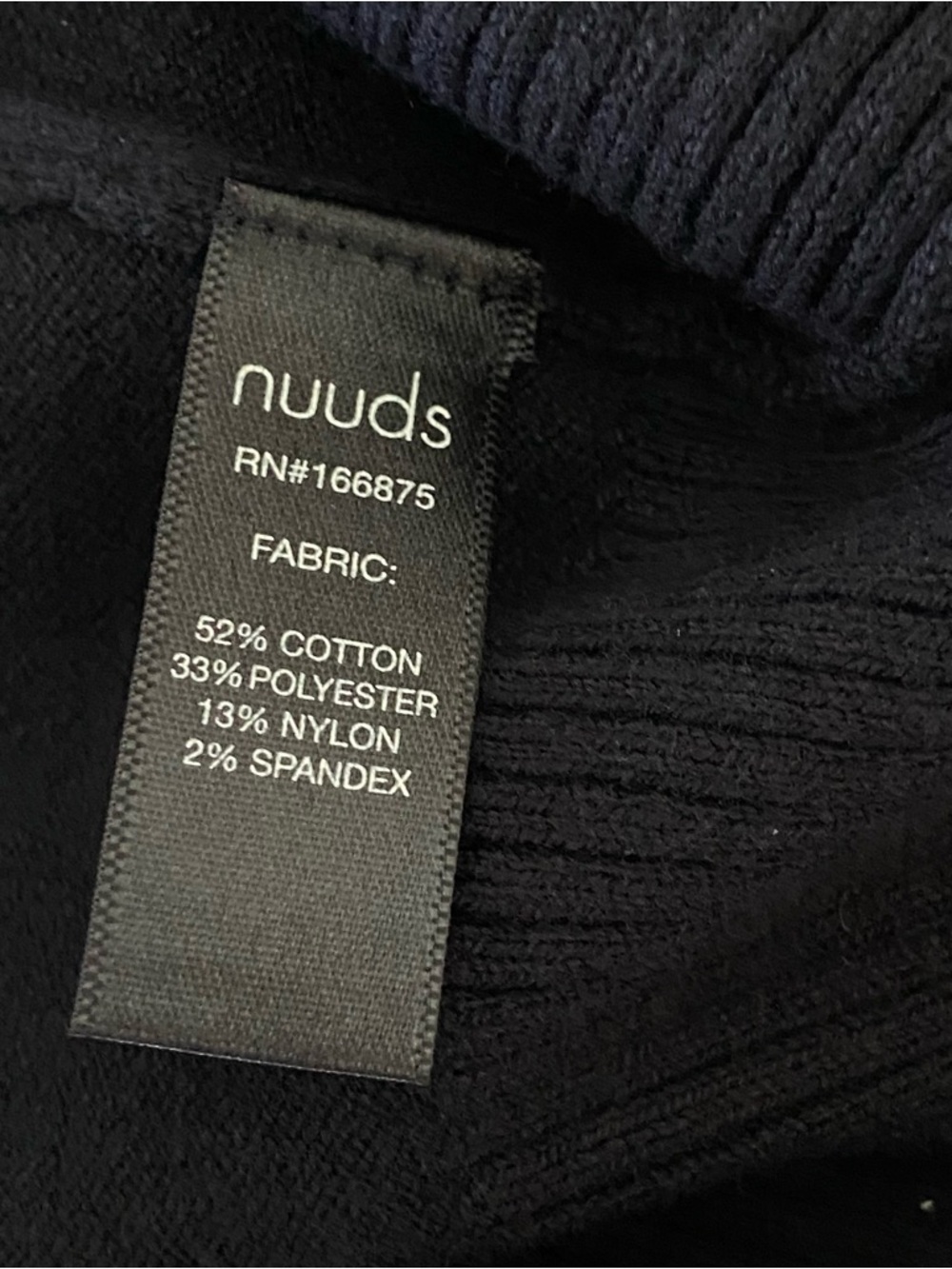 nuuds Luxe Knit Black V-Neck‎ Relaxed Sweater XL - Picture 13 of 13